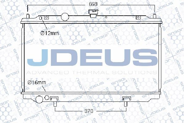 Radiator, engine cooling (019M28)