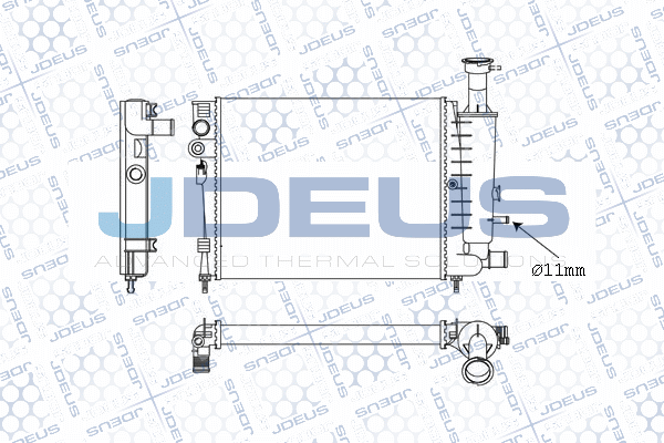 Radiator, engine cooling (M-0070340)