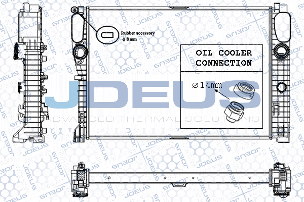 Radiator, engine cooling (RA0170970)