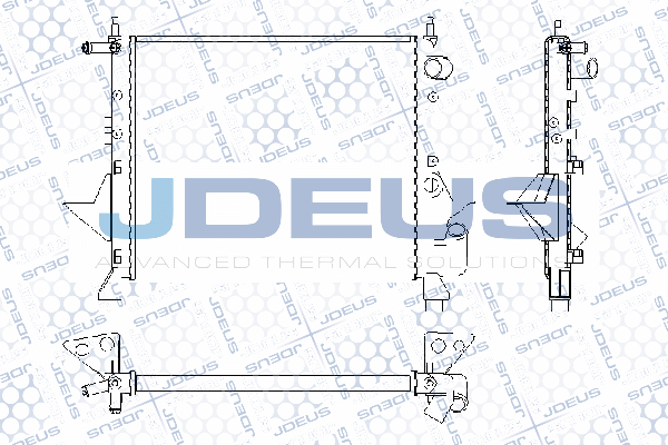 Radiator, engine cooling (RA0230440)