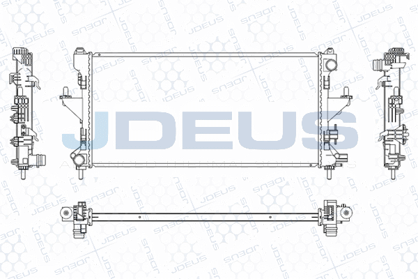Radiator, engine cooling (M-0070220)
