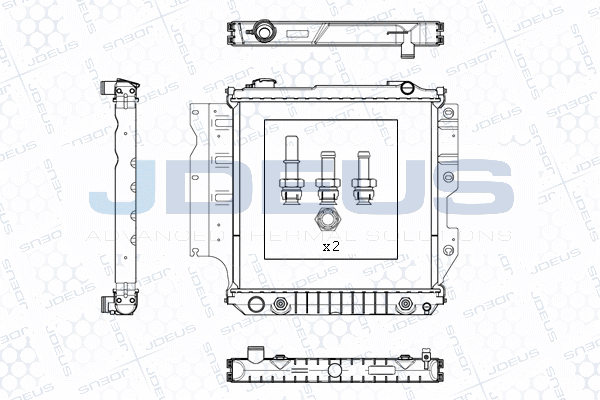 Radiator, engine cooling (M-0570080)