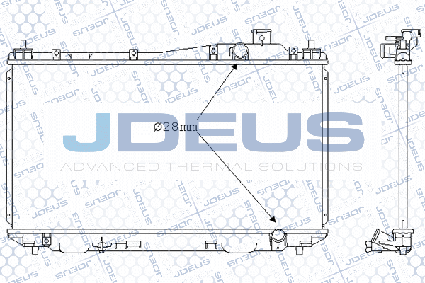 Radiator, engine cooling (013M24)