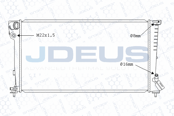 Radiator, engine cooling (M-0070120)