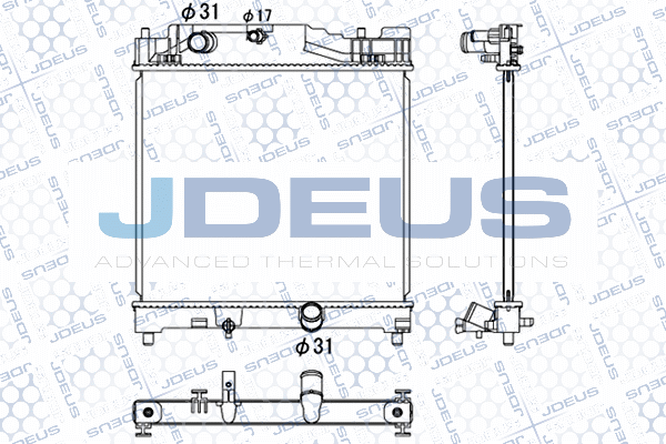 Radiator, engine cooling (028M74)