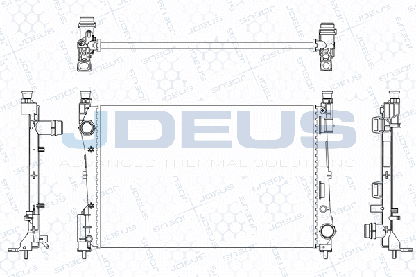 Radiator, engine cooling (M-011115A)