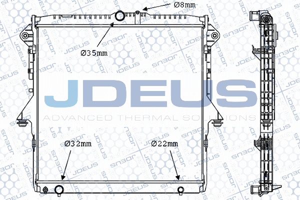 Radiator, engine cooling (012M62)