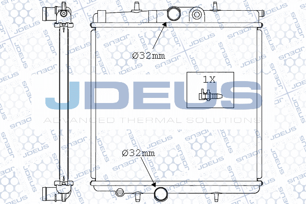 Radiator, engine cooling (021M36)
