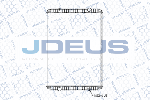 Radiator, engine cooling (M-123008B)