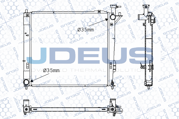 Radiator, engine cooling (M-0540270)