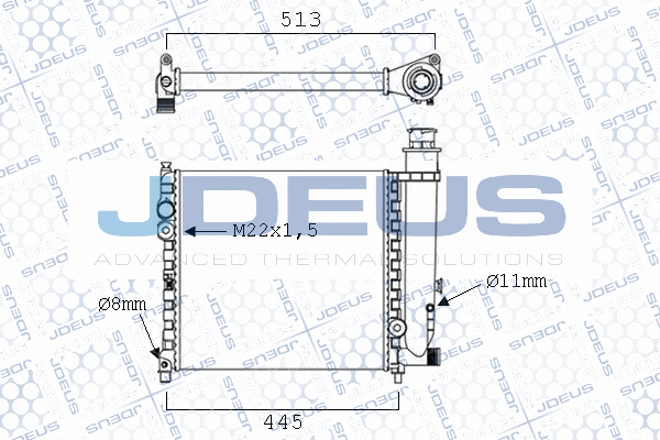 Radiator, engine cooling (M-0210010)