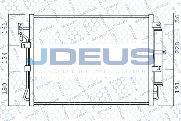 Condenser, air conditioning (702M26)