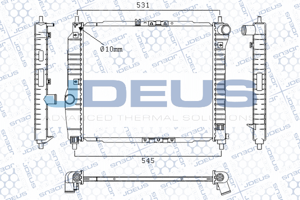 Radiator, engine cooling (M-0560100)