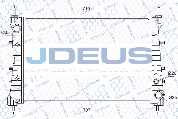Radiator, engine cooling (011M45)