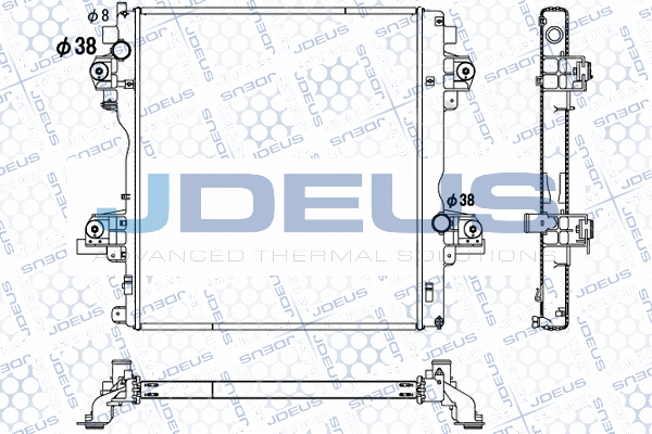 Radiator, engine cooling (028M80)