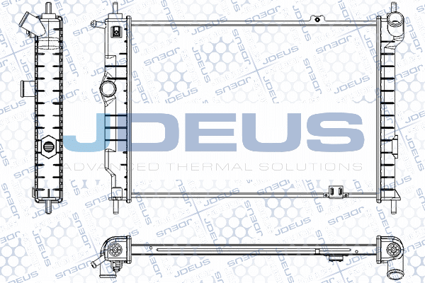 Radiator, engine cooling (RA0200450)