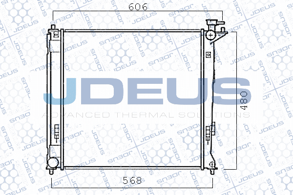 Radiator, engine cooling (M-0540440)