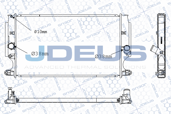 Radiator, engine cooling (M-0280170)