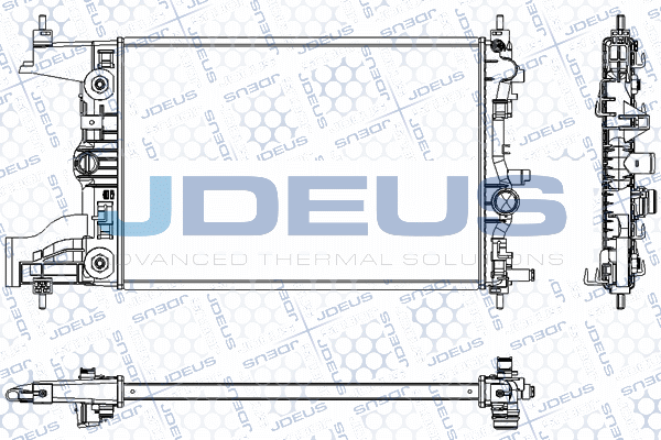 Radiator, engine cooling (RA0201060)