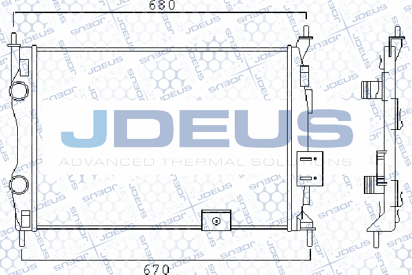 Radiator, engine cooling (M-0190140)