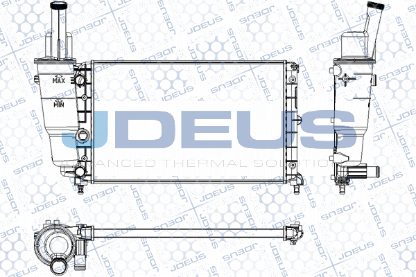 Radiator, engine cooling (RA0110340)