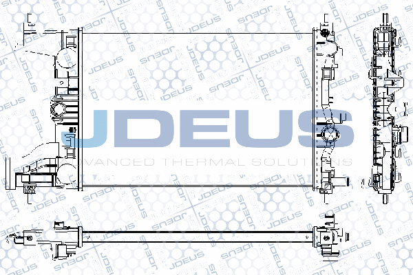 Radiator, engine cooling (RA0201050)