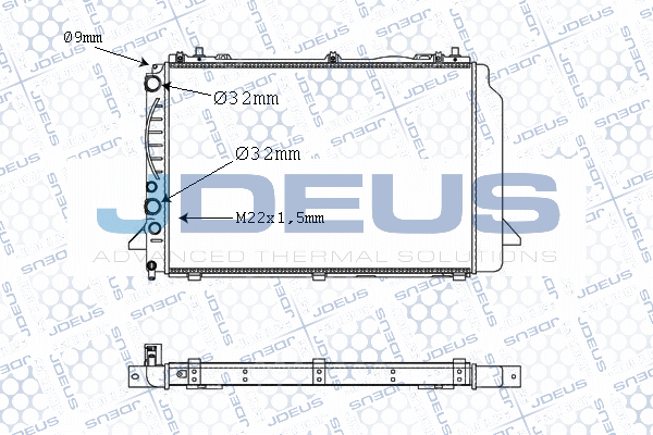 Radiator, engine cooling (M-0010080)