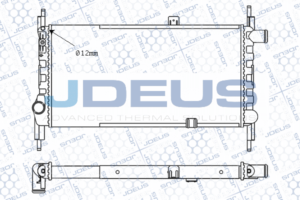 Radiator, engine cooling (M-020054A)