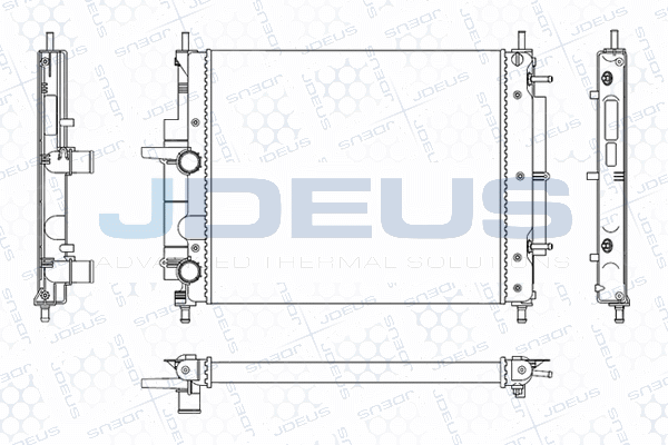Radiator, engine cooling (M-0110790)