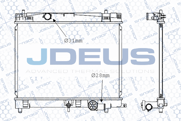 Radiator, engine cooling (028M84)
