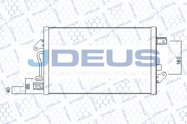 Condenser, air conditioning (711M55)