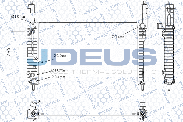 Radiator, engine cooling (M-0200700)