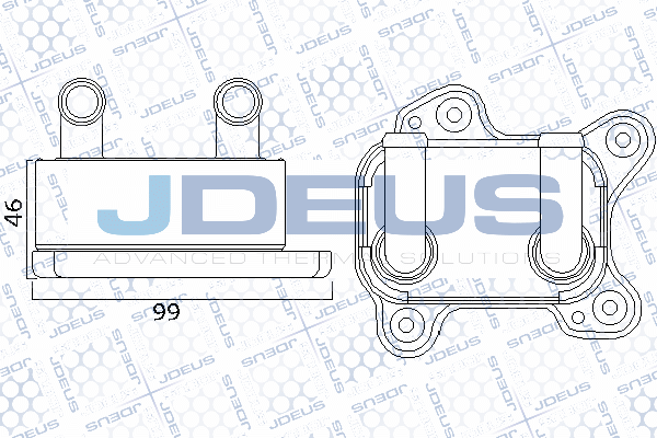 Oil Cooler, engine oil (420M85A)