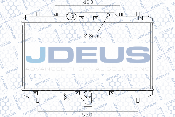 Radiator, engine cooling (042M22)