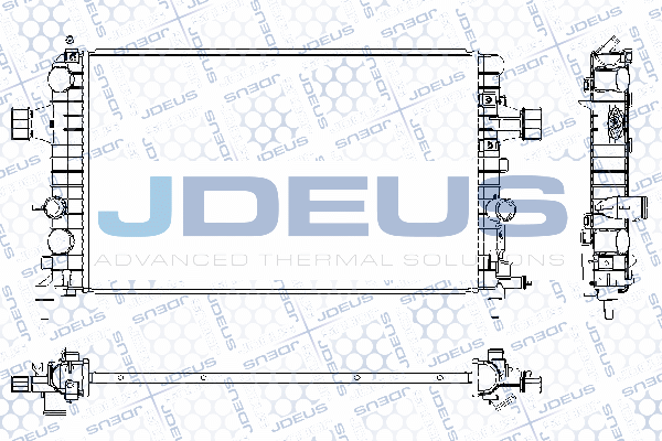 Radiator, engine cooling (RA0200990)
