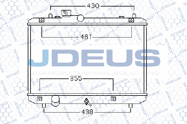 Radiator, engine cooling (042M17)