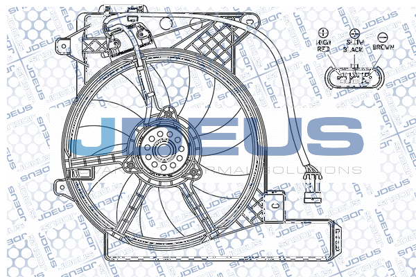 Fan, engine cooling (EV0200040)