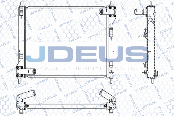Radiator, engine cooling (019M44)