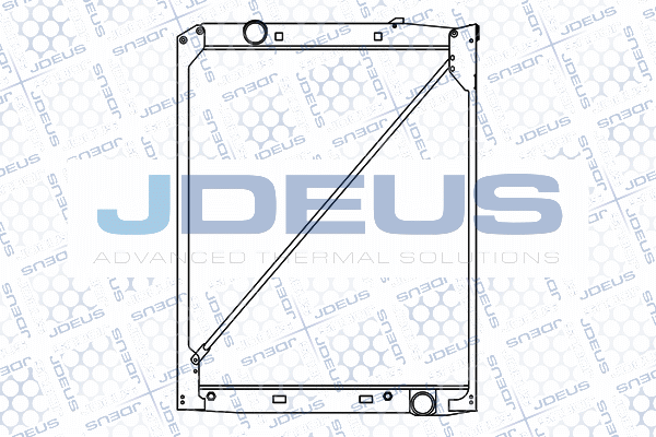 Radiator, engine cooling (M-1170070)