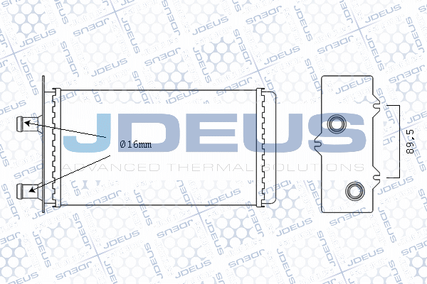 Heat Exchanger, interior heating (M-203001A)