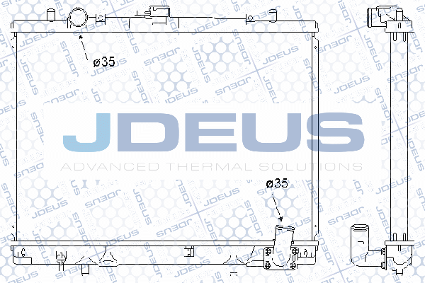 Radiator, engine cooling (018M30)