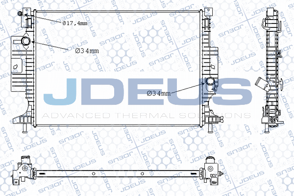 Radiator, engine cooling (M-0120660)