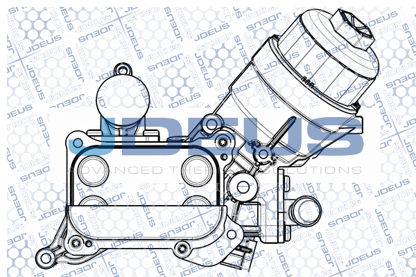 Oil Cooler, engine oil (M-4201260)
