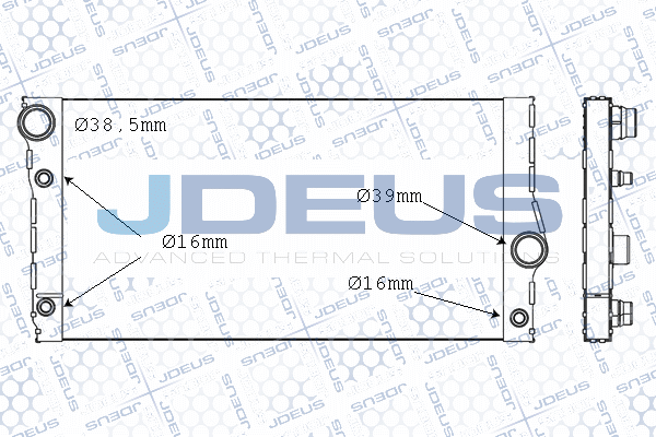 Radiator, engine cooling (M-005085A)