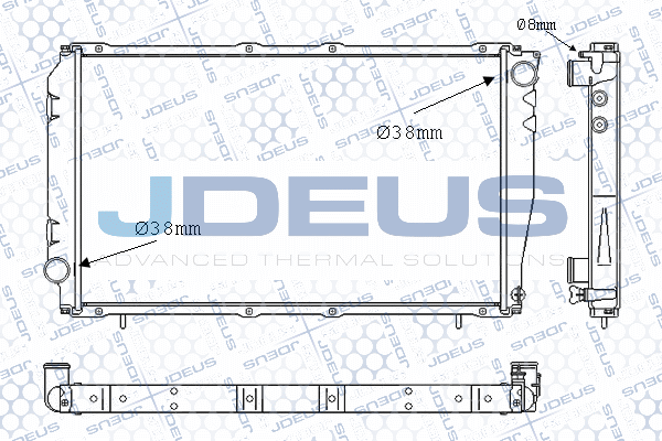 Radiator, engine cooling (026M03)