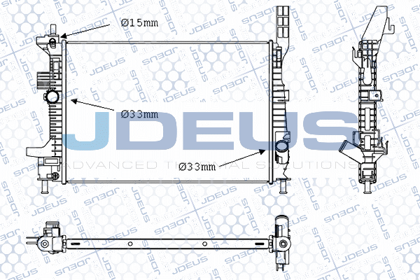 Radiator, engine cooling (012M45)