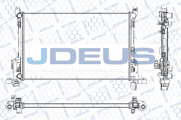 Radiator, engine cooling (RA0231140)