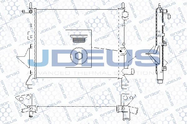 Radiator, engine cooling (RA0230500)