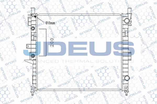 Radiator, engine cooling (M-017025A)