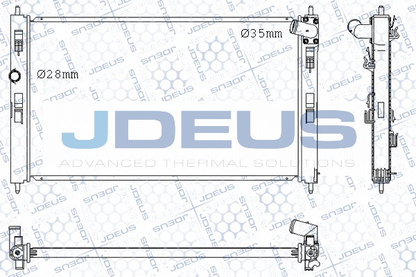 Radiator, engine cooling (M-0180560)